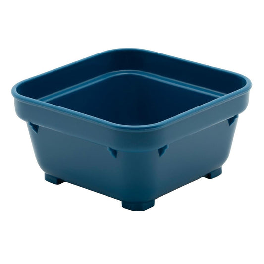 KH Square Bowl 100mm Blue Pp (12 Pack) (100mm | Blue | Pack of 12) • PAS-FZ171