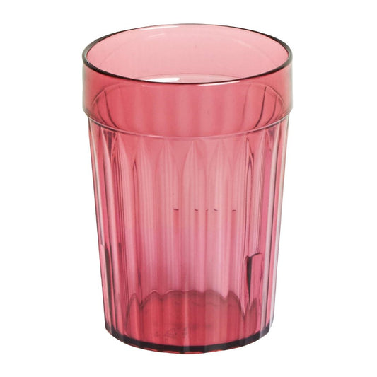 KH Tumbler 230ml Plastic Burgundy San (72 Pack) (Capacity: 230ml | Burgundy San | Pack of 72) • PAS-FZ183
