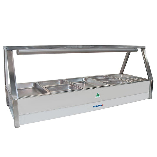 Roband E25RD Hot Food Display Bar With 10x 1/2 Gastronorm Pans • PAS-FZ200