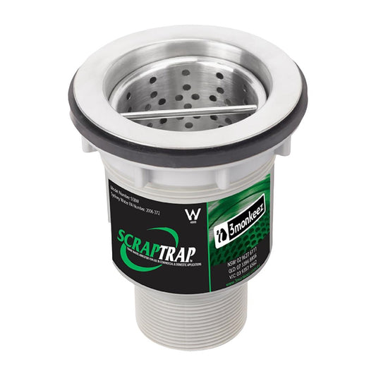 3Monkeez Sink Waste Arrestor - Suit 90mm Outlet • PAS-FZ223