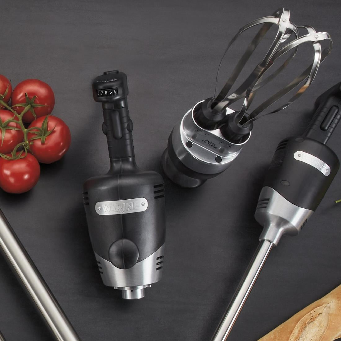 Waring Variable Stick Blender with Whisk Attachment • PAS-FZ300-A