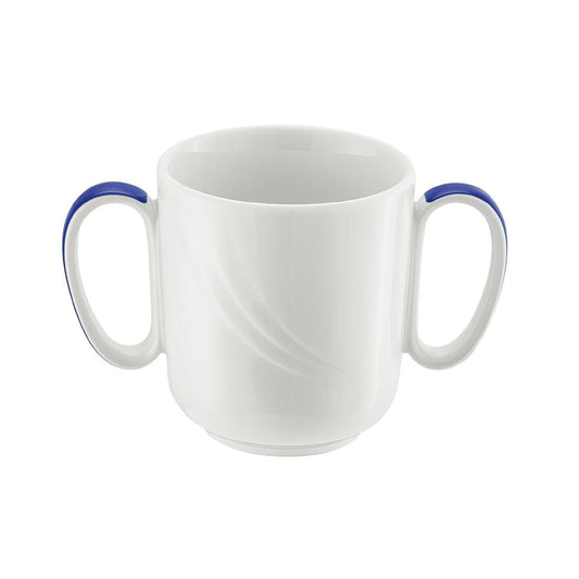 Schonwald Donna Senior Decor Mug W/2 Dark Blue Hdles 86x85mm/300ml (6 Pack) (86mm | Pack of 6) • PAS-FZ364