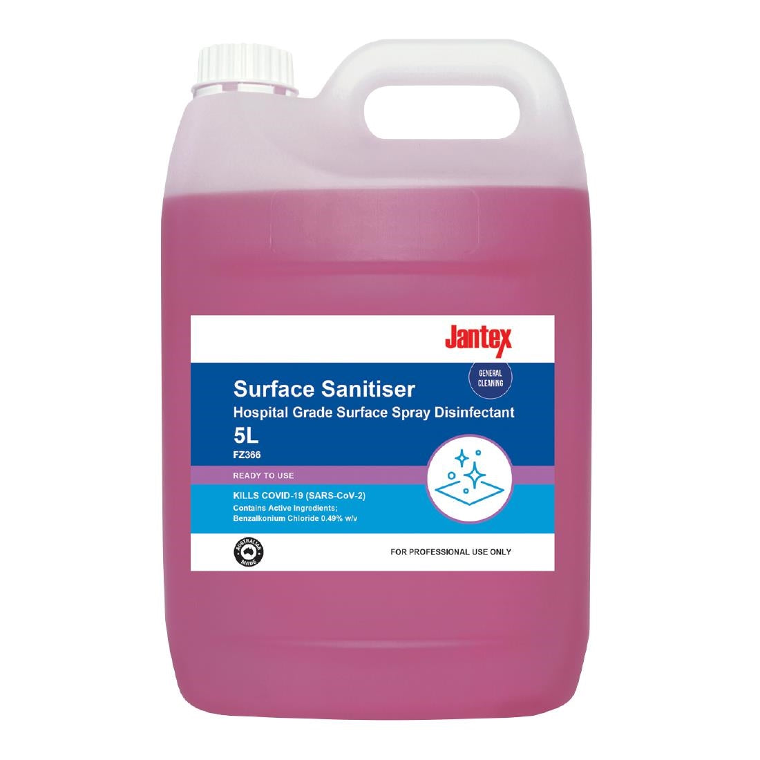 Jantex Hospital Grade Disinfectant Surface Spray - 5Ltrs • PAS-FZ366
