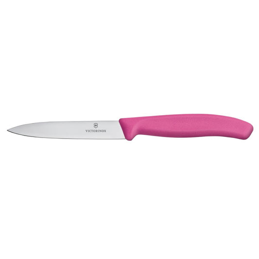 Victorinox Pointed Paring Knife Pink 100mm • PAS-FZ385