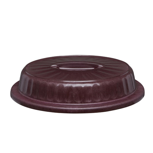 Aladdin Temp-Rite Dome 9"/230mm High Heat Entrée Dome Burgundy (48 Pack) (Size: 230mm / 9" | Pack of 48 | Burgundy) • PAS-FZ406