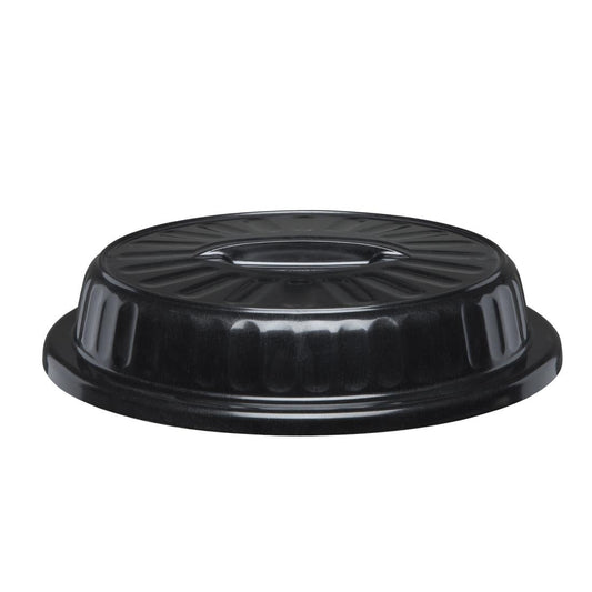 Aladdin Temp-Rite Dome 9"/230mm High Heat Dome Entrée Black (48 Pack) (Size: 230mm / 9" | Pack of 48 | Black) • PAS-FZ408