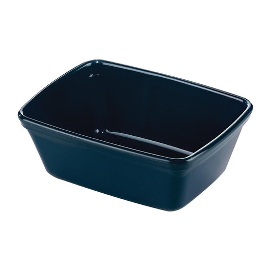 Aladdin Temp-Rite 170ml Designer Series Non-Insulated Soup Bowl - Rectangular - Evening Blue (100 Pack) (Capacity: 170ml | Pack of 100) • PAS-FZ425