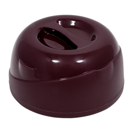 Aladdin Temp-Rite 230mm Allure Bowl Dome Burgundy (24 Pack) (Size:230mm / 9" | Pack of 24 | Burgundy) • PAS-FZ446