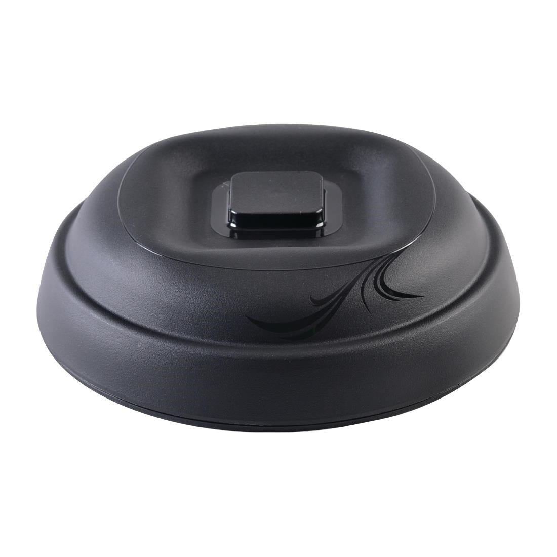 Aladdin Temp-Rite 230mm Radiance Insulated Dome Black (12 Pack) (Size:230mm / 9" | Pack of 12 | Black) • PAS-FZ453
