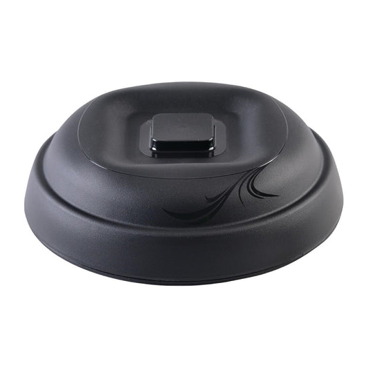 Aladdin Temp-Rite 230mm Radiance Insulated Dome Black (12 Pack) (Size:230mm / 9" | Pack of 12 | Black) • PAS-FZ453