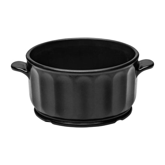 Aladdin Temp-Rite 8oz/230ml Dimensions High Heat Bowl Black (48 Pack) (Capacity: 230ml | Pack of 48 | Black) • PAS-FZ463