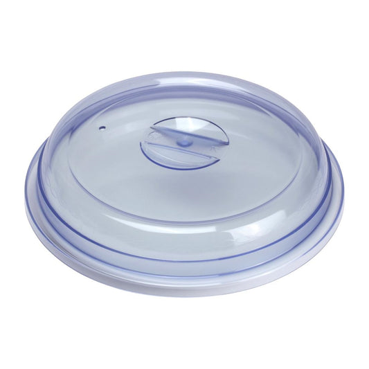 Aladdin Temp-Rite Dome 9"/230mm High Heat Entrée Blue Tint (12 Pack) (Size: 230mm / 9" | Pack of 12 | Blue Tint) • PAS-FZ471
