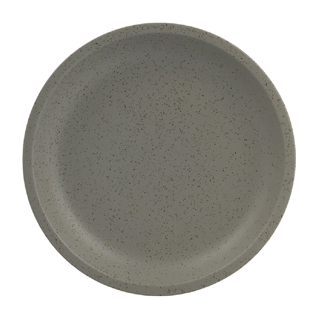 Luzerne Dune Ash Round Plate 173mm (6 Pack) (Pack of 6) • PAS-FZ546