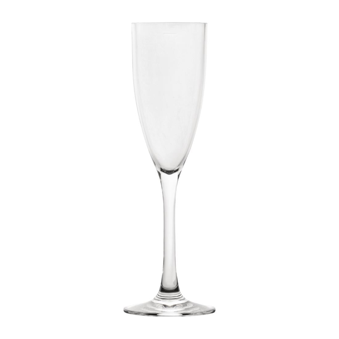 Polysafe Polycarbonate Bellini Flute Glasses with Pour Line 170ml (24 Pack) • PAS-FZ631