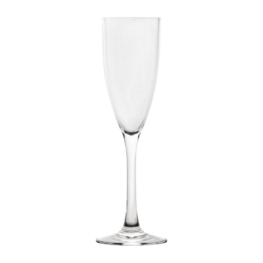 Polysafe Polycarbonate Bellini Flute Glasses with Pour Line 170ml (24 Pack) • PAS-FZ631