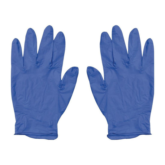 AGA Medical Vinyl Gloves Powder Free Blue - Size S • PAS-FZ662-S