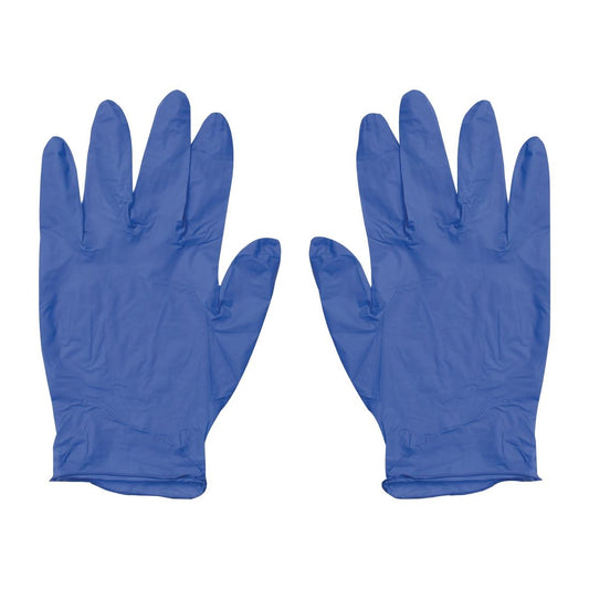 AGA Medical Vinyl Gloves Powder Free Blue - Size XL • PAS-FZ662-XL