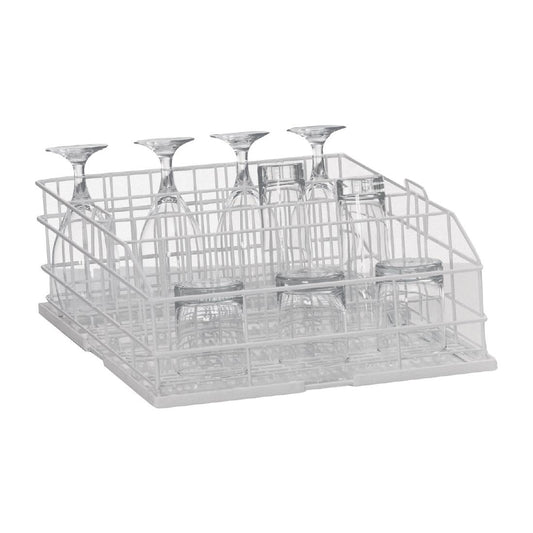 Winterhalter 4 Row Wire Glass Rack to suit UC-S - 400x400mm (Suits UC-S - 400x400mm) • PAS-FZ672
