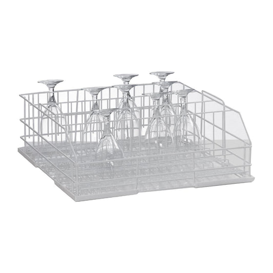 Winterhalter 4 row wire glass rack 500x500mm to suit UC-M/L/XL (Suits UC-M/L/XL - 500x500mm) • PAS-FZ674