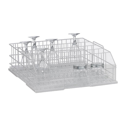 Winterhalter 5 row wire glass rack 500x500mm to suit UC-M/L/XL • PAS-FZ675