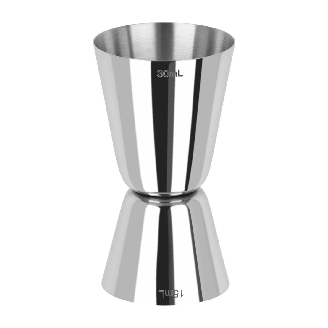 Zanzi Classic Style Stainless Steel Jigger 15/30ml (15/30ml | 37x41x74mm) • PAS-FZ732