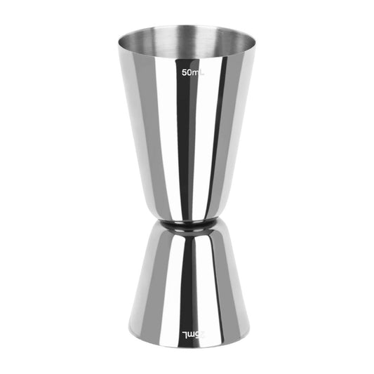 Zanzi Classic Style Stainless Steel Jigger 20/50ml (25/50ml | 44x38x98mm) • PAS-FZ733