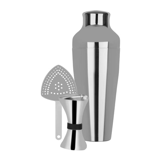 Zanzi Cocktail Set 3pc Stainless Steel • PAS-FZ737