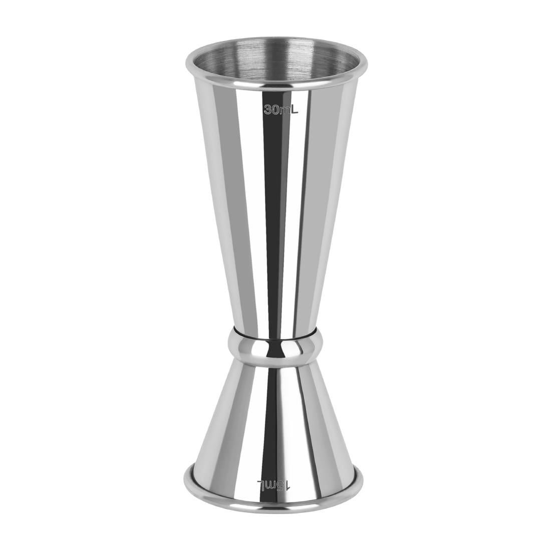 Zanzi Tokyo with Curled Edge Stainless Steel Jigger 15/30ml • PAS-FZ752