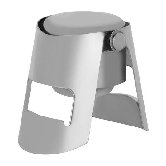 Zanzi Champagne Stopper Stainless Steel - 60x40x45mm • PAS-FZ755