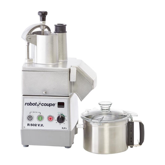 Robot Coupe R502 V.V. Food Processor - 5.9Ltr S/S Bowl -Variable Speed • PAS-FZ820