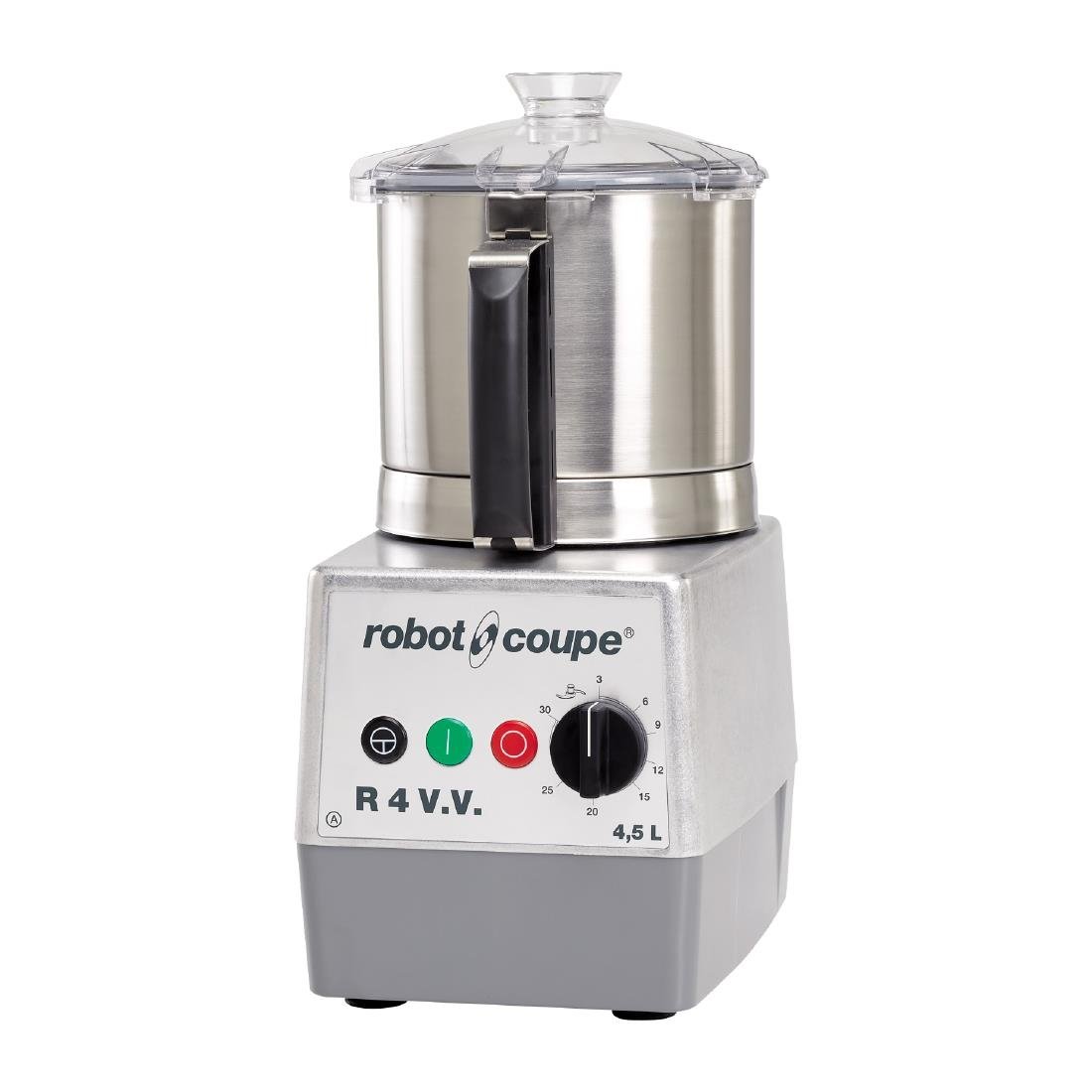 Robot Coupe R 4 V.V. - Cutter Mixer -4.5L Stainless Bowl -Variable Speed • PAS-FZ834