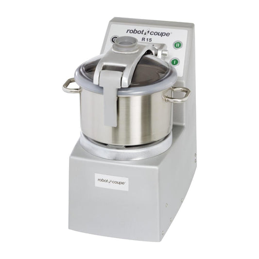 Robot Coupe R15 - Cutter Mixer - 15Ltr Stainless Bowl - Variable Speed • PAS-FZ842