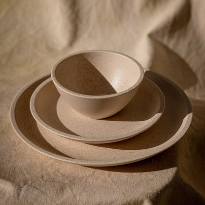 Luzerne Dune Clay Round Plate 214mm (6 Pack) (Pack of 6) • PAS-FZ884