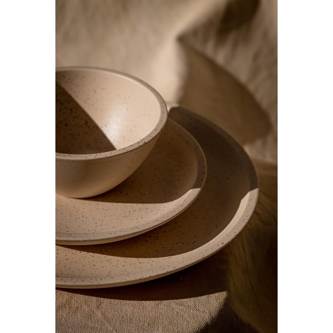 Luzerne Dune Clay Share Bowl 230mm (Box 4) • PAS-FZ887