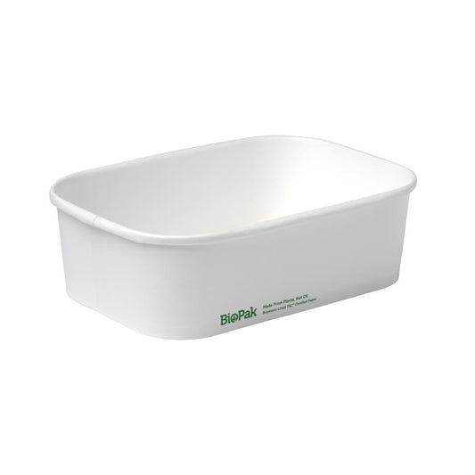 BioPak BioBoard Takeaway Base White - 650ml (300 Pack) • PAS-FZ919