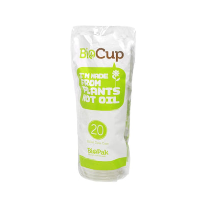 BioPak BioCup Tumbler Clear - 500ml (Pack of 20) • PAS-FZ947