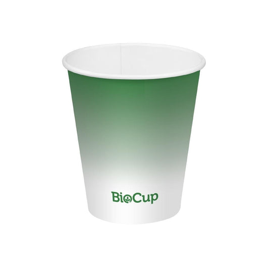 BioPak Cold Paper BioCup Green - 200ml / 80mm (Pack of 1000) • PAS-FZ980