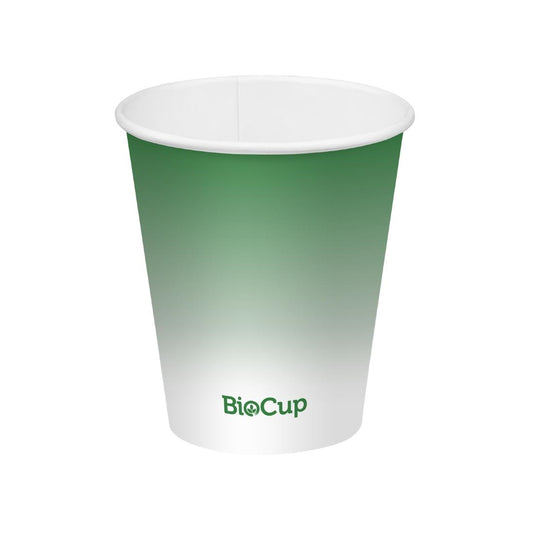 BioPak Cold Paper BioCup Green - 300ml / 90mm (Pack of 1000) • PAS-FZ982