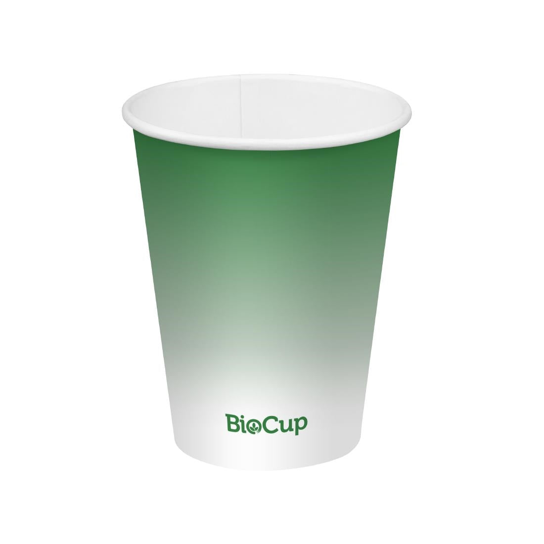 BioPak Cold Paper BioCup Green - 390ml / 90mm (1000 Pack) (Capacity: 390ml | Pack of 1000) • PAS-FZ984