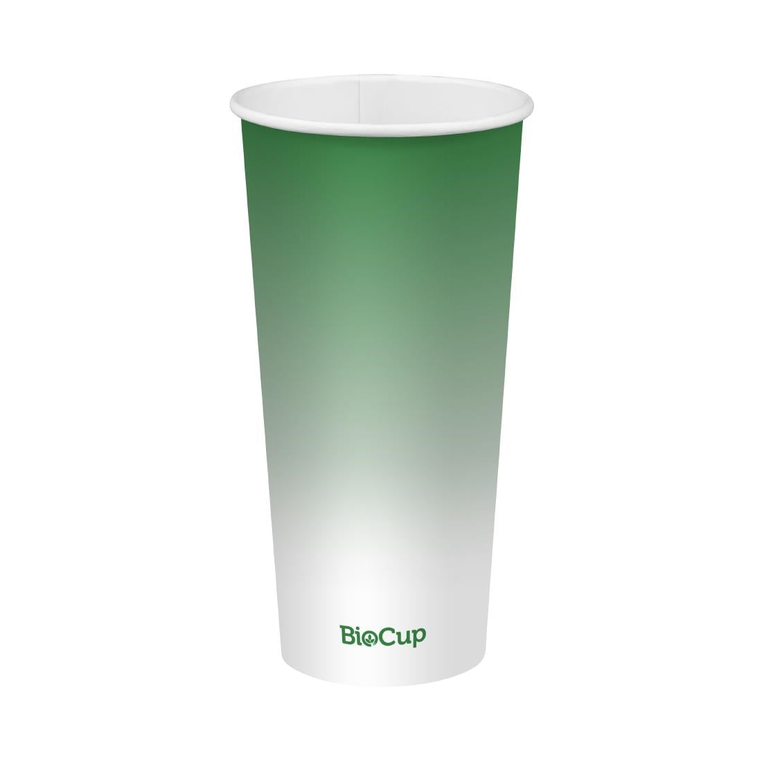 BioPak Cold Paper BioCup Green - 650ml / 90mm (1000 Pack) (Pack of 1000) • PAS-FZ990