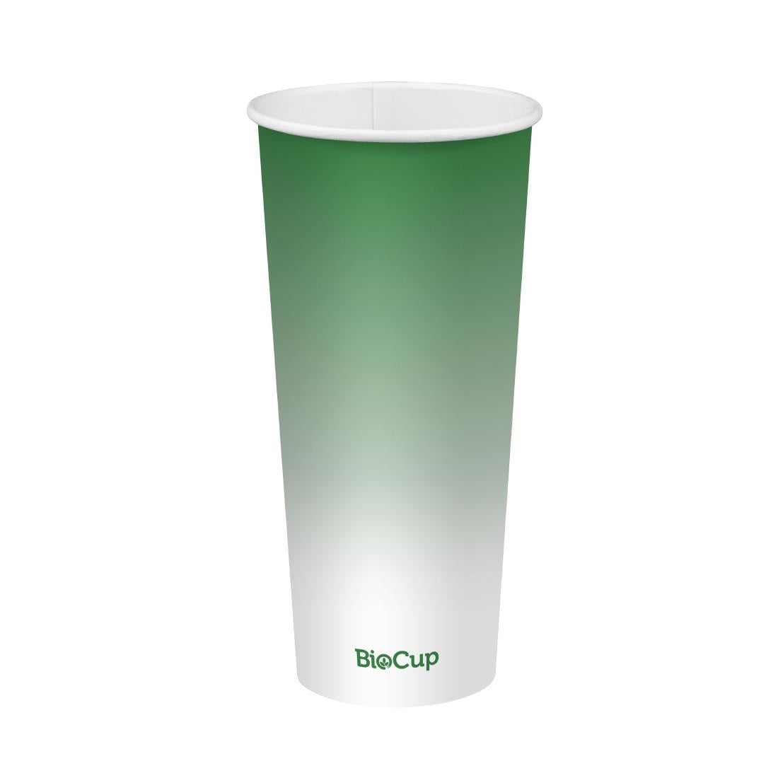 BioPak Cold Paper BioCup Green - 700ml / 90mm (500 Pack) (Capacity: 700ml | Pack of 500) • PAS-FZ991