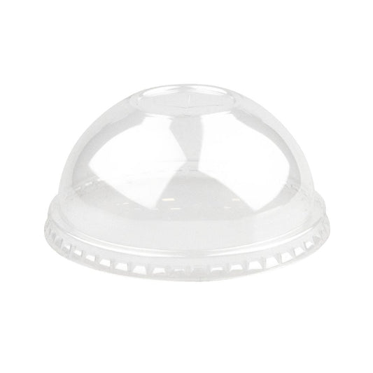 BioPak PLA Clear Dome Lids for Paper Cold Cups - 390-650ml / 90mm (1000 Pack) (390-650ml / 13-22oz | 90mm / 3" | Clear Dome Lid | Pack of 1000) • PAS-FZ997