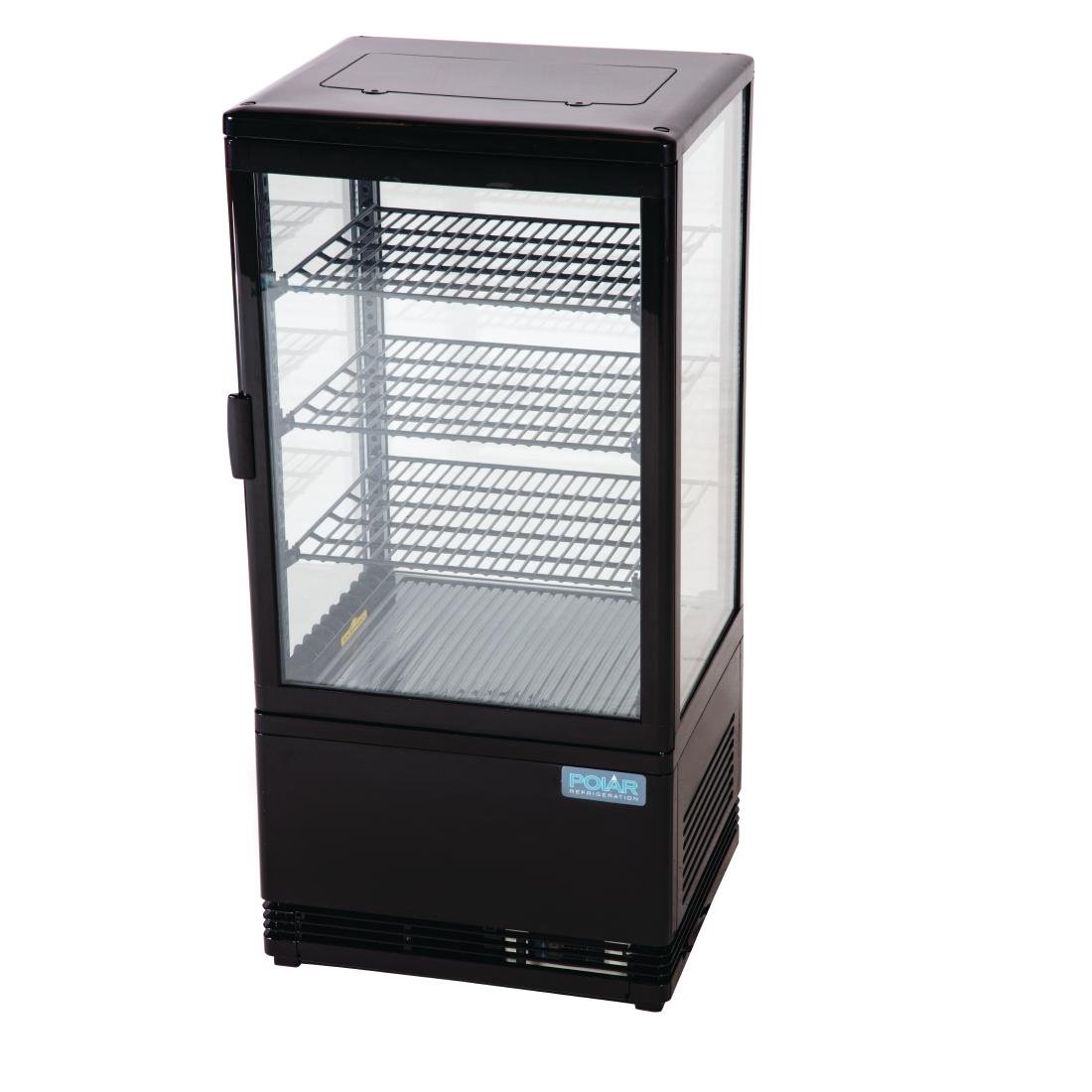 Polar C-Series Energy Efficient  Display Fridge Black 68Ltr • PAS-CX577-A