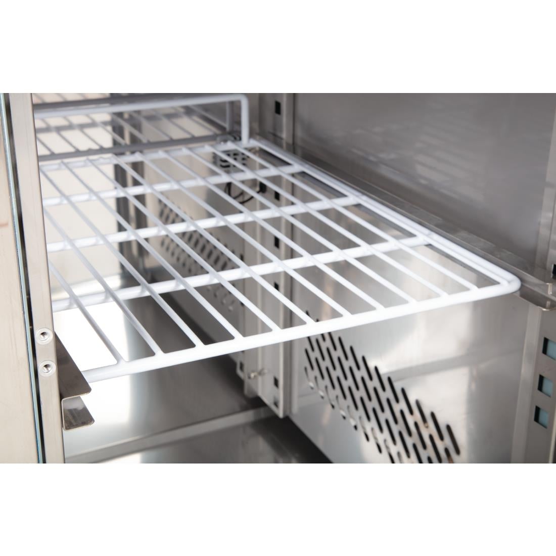 Polar U-Series Triple Door Counter Fridge - 417Ltr • PAS-UA048-A