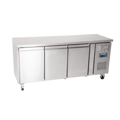 Polar U-Series Slimline Triple Door Counter Fridge 339Ltr • PAS-G378-A