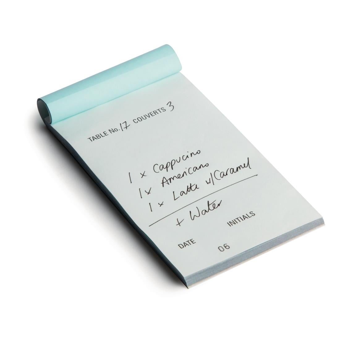Olympia Recyclable Carbonless Waiter Pad Duplicate Large (50 Pack) (Size: 89x165mm / 3.5x6.5" | 50 pages) • PAS-G523