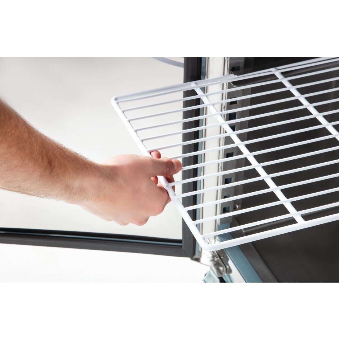 Polar U-Series Double Door Counter Fridge - 282Ltr • PAS-UA047-A
