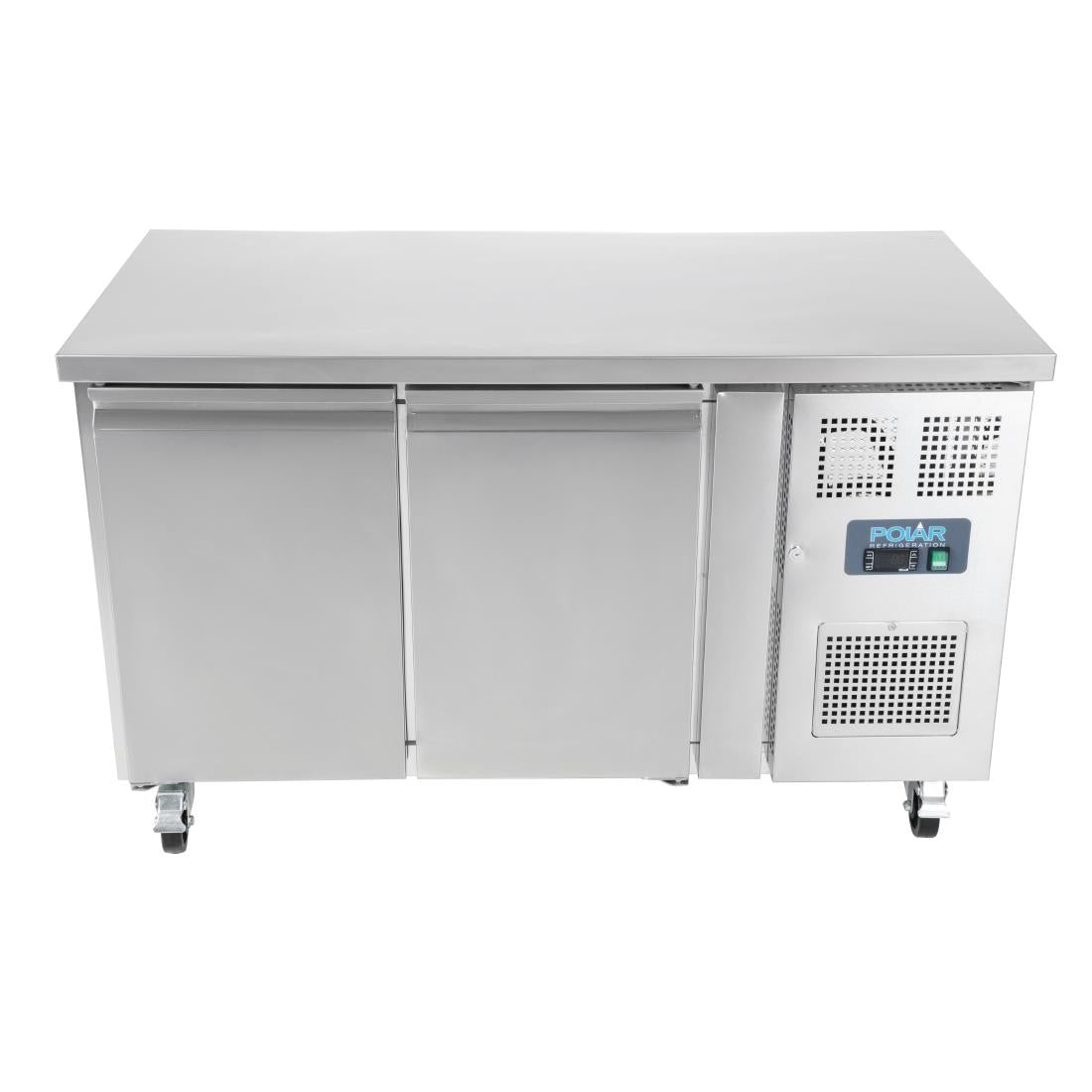 Polar U-Series Double Door Counter Fridge - 282Ltr • PAS-UA047-A