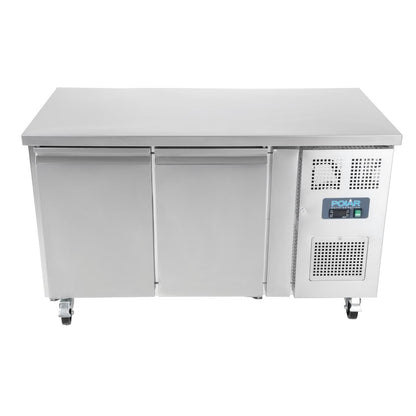 Polar U-Series Double Door Counter Fridge - 282Ltr • PAS-UA047-A