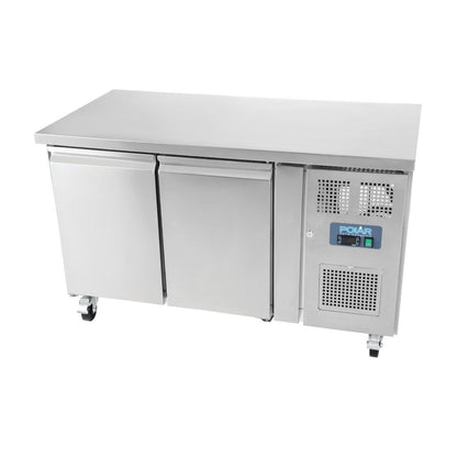 Polar U-Series Double Door Counter Fridge - 282Ltr • PAS-UA047-A
